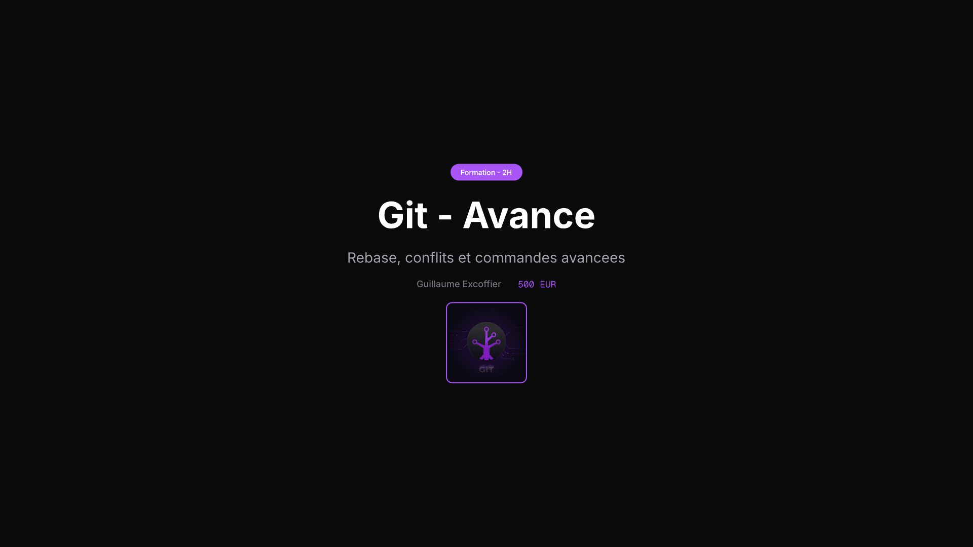 Git — Avancé